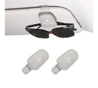 TVVXIO 2 PCS Clip per Occhiali da Sole Auto per Peugeot 208 GT Line e-208 2019-2023 2024, Porta Occhiali da Auto Supporto Occhiali da Visiera Accessori Auto Interno,K Grey