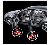 TVVXIO 2 Pezzi Luce di Benvenuto per portiera dell'auto per Mitsubishi L200 2016-2024, LED luci del Logo del proiettore Laser