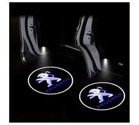 TVVXIO 2 Pezzi Luce di Benvenuto per portiera dell'auto per Peugeot 3008 5008 208 2008 308 508 SW GT 2020-2022 2023 2024 2025, LED luci del Logo del proiettore Laser