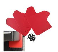 4 Pezzi Paraspruzzi Auto, per Toyota Yaris 4 | GR | Cross | Hybride 2020-2023 2024 2025 Parafanghi Anteriori O Posteriori, Parafanghi Protettivi Schizzi Pneumatici,B Red