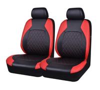 TVVXIO Coprisedili Auto Anteriore, per Ford Tourneo Courier 2024 Set di Coprisedili e Copri Poggiatesta per Sedili Anteriori Auto, Accessori Auto Interno,C Red
