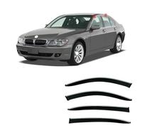 TVVXIO Deflettori d'Aria Antiturbo per BMW 7 Series LI E66 2002-2008, Kit Deflettori per Finestrtini Auto Deflettori Vetri Laterali Deflettore Pioggia Antivento