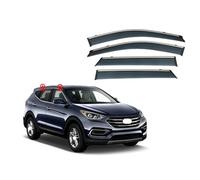 TVVXIO Deflettori d'Aria Antiturbo per Hyundai Santa Fe/IX45 2013-2018, Kit Deflettori per Finestrtini Auto Deflettori Vetri Laterali Deflettore Pioggia Antivento