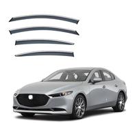 TVVXIO Deflettori d'Aria Antiturbo per Mazda 3 Axela Sedan 2020+, Kit Deflettori per Finestrtini Auto Deflettori Vetri Laterali Deflettore Pioggia Antivento