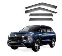 TVVXIO Deflettori d'Aria Antiturbo per Mitsubishi Outlander Sport 2012-2017, Kit Deflettori per Finestrtini Auto Deflettori Vetri Laterali Deflettore Pioggia Antivento