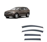 TVVXIO Deflettori d'Aria Antiturbo per Volvo XC60 2008-2017, Kit Deflettori per Finestrtini Auto Deflettori Vetri Laterali Deflettore Pioggia Antivento
