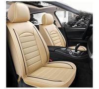 TVVXIO Set di Coprisedili per Auto in Pelle, per Honda CR-V 2010-2014 su Misura Copri-Sedile Anteriori e Posteriori Traspirante e Antiscivolo,E Beige
