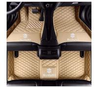 TVVXIO Tappetini per Auto, per Suzuki Vitara Hybrid SUV 2020-2024 Pelle Tappetino Completo Mat Set Impermeabile Antiscivolo Tappeti Tappetino Accessori,D Beige