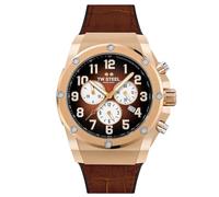 TW Steel Ace genesis edizione limitata in gomma e cinturino in pelle marrone ACE132