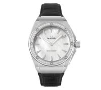 TW Steel Orologio Analogico Quarzo Svizzero da Donna con Cinturino in Pelle CE4027