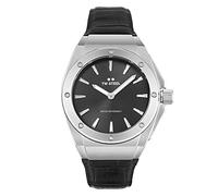TW Steel Orologio da donna analogico svizzero al quarzo con cinturino in pelle CE4033, Nero, cinturino