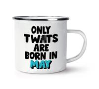 Tw Ts Are Born IN Maggio Smalto Tazza Maleducato Compleanno Mamma Papà Sister