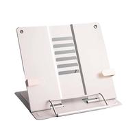 TWALOTPEX Appoggio per Libri, Appoggio per Leggere Supporto da Tavolo Multifunzionale in Metallo for Libri, Musica/Libri di Cucina, Piccolo scaffale for la Lettura(White)