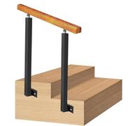 TWALOX - Guida laterale regolabile per scale da esterno, venduta separatamente (50 x 60 x 700 mm) per una maggiore sicurezza e stabilità negli spazi esterni