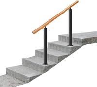 TWALOX - Supporto per ringhiera antiscivolo per scale interne/esterne, corrimano esterno 50 x 60 x 1300 mm, venduto separatamente, durevole e sicuro per tutti i gradini