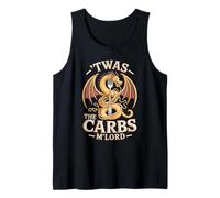 'TWAS The Carbs M'Lord Funny Fantasy Dragon Pasta Lover Canotta
