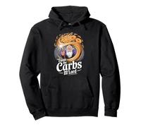 'TWAS The Carbs M'Lord Funny Fantasy Wizard Magic Spell Felpa con Cappuccio