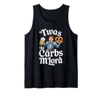 'TWAS The Carbs M'Lord Funny German Food Beer Pretzel Canotta