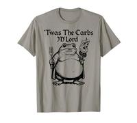 'TWAS The Carbs M'Lord Funny Medieval Frog Food Meme Tee Maglietta