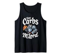 'TWAS The Carbs M'Lord Funny Pizza Cat Knight Canotta