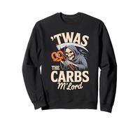'TWAS The Carbs M'Lord Funny Reaper Pretzel Felpa