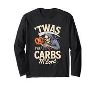 'TWAS The Carbs M'Lord Funny Reaper Pretzel Maglia a Manica