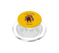 Twas the Tap Water M'Lord Funny Cat Warrior PopSockets PopGrip per MagSafe