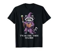 TWAS The Tism M Lord Raccoon Wizard, Libro a Tema Magic Fantasy Maglietta