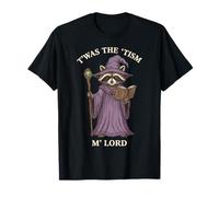 TWAS The Tism M Lord Raccoon Wizard, Libro a Tema Magic Fantasy Maglietta