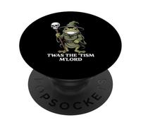 Twas The Tism M'Lord Frog Wizard Fantasy Phrog Anfibio PopSockets PopGrip Adesivo