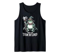 Twas The Tism M'Lord Funny Frog Wizard Medievale Donne Uomini Canotta