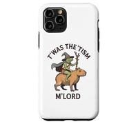 Twas the Tism M'Lord Vintage Wizard Frog Witch Capybara Custodia per iPhone 11 Pro