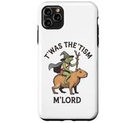 Twas the Tism M'Lord Vintage Wizard Frog Witch Capybara Custodia per iPhone 11 Pro Max