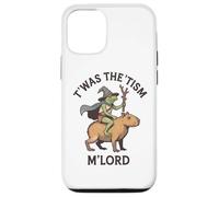 Twas the Tism M'Lord Vintage Wizard Frog Witch Capybara Custodia per iPhone 12/12 Pro