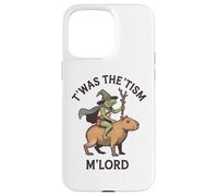 Twas the Tism M'Lord Vintage Wizard Frog Witch Capybara Custodia per iPhone 15 Pro Max