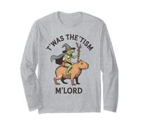 TWAS The Tism M'Lord Vintage Wizard Frog Witch Capybara Maglia a Manica