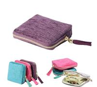 Twaynorb Small Travel Jewelry Case Organizer, Portable Mini Pouches for Bracelets Necklace Bangles Healing Crystal, Ring Storage with Zipper Gift for Women (#5)