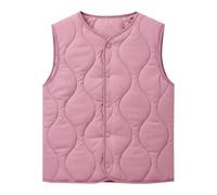 Tween Girl - Cappotti invernali in cotone, per ragazzi e ragazze, gilet spesso per la scuola, strumento divino con interno in velluto, gilet caldo, giacca da spalla, taglia 8, piumino (viola chiaro, 7