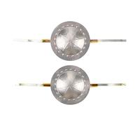 Tweeter a cupola da 25,4 mm, 25 core, bobina, diaframma in titanio, uscite LR, accessori for riparazione altoparlanti acuti fai da te, 8 ohm, 1 coppia
