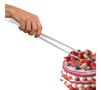 Tweezer Pinze per la cucina, per il servizio e il sequestro degli alimenti, pinze lunghe per grigliare e barbecue, per grigliare e grigliare, per grigliare pasta, frutti di mare, insalata snack
