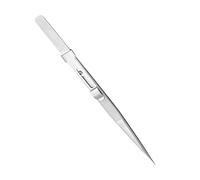 Tweezer set.165mm Anti Static for Jewelry Electronic Components Holding Tightly Adjustable Slide Lock Tweezer Precision long Tweezer set.Precision Tweezer set.Set (Size : Bent)