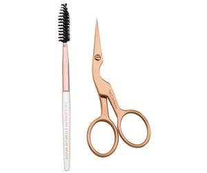 Tweezerman - Brow Shaping Scissors & Brush - Rose Gold - Pinzette 18 g