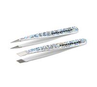 Tweezerman Hollygraphic - Set di 2 mini pinzette