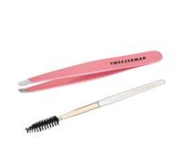 Tweezerman Tea Rose - Pinzetta e pennello inclinati