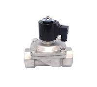 TWEFTPKD 1 pezzo 220 v 110 v 24 v AC acciaio inox 2 pollici valvola magnetica acqua 0-10 bar (220 V AC)