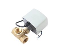 TWEFTPKD 1 PZ 1/2 "3/4" 1 "2" coppia alta valvola a sfera elettrica 220 V 12 V 24 V tre vie ottone valvola a sfera elettrica 3 linee 2 controllo (24 VDC,0,5 pollici)