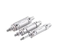 TWEFTPKD 1 pz Cilindro for Penna Mini in Lega di Alluminio pneumatica MBL20/25/32/40 * 25/50/75/100/125/150/175/200/225/250/275/300/350/400-S-CA(Stroke 100mm,Bore 32mm)