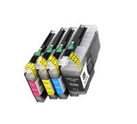 TWEJHX 1SET a 5SET LC424 424 Cartucce di inchiostro Compatibili con DCP-J1200DW J1200DW DCP-J1200 Stampanti 424 LC424BK Black Stampante Cartuccia(LC424-1set)