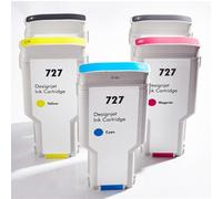 TWEJHX Cartuccia a inchiostro Compatibile con DesignJet T920 T930 T1500 T1530 T2500 T2530 Stampanti 727 Cartuccia a cartuccia Full(300ml Photo Black)