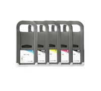 TWEJHX Cartuccia di inchiostro PFI710 PFI-710 da 700 ml con chip compatibile con TX2000 TX3000 TX4000 PINTERI INCERATURA PEGMENTO MBK C M Y BK Cartuccia di sostituzione(Yellow pigment)